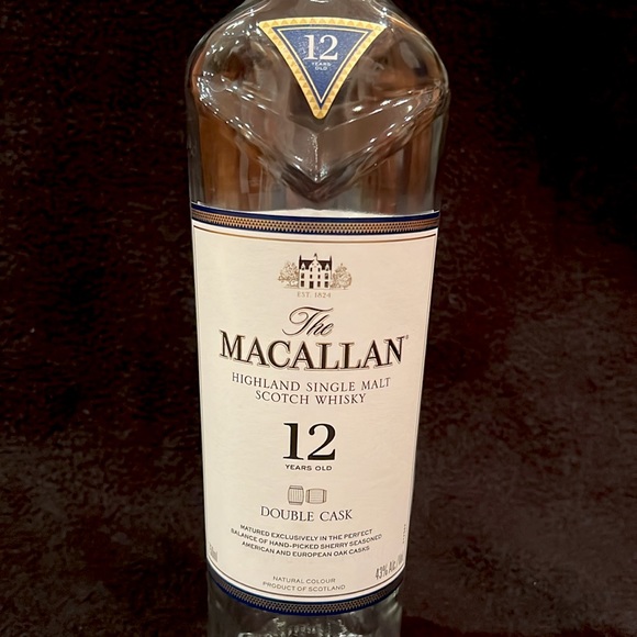 MaCallan 12 Highland Single Malt Scotch Whisky Double Cask Empty Bottle and Box - Picture 4 of 9